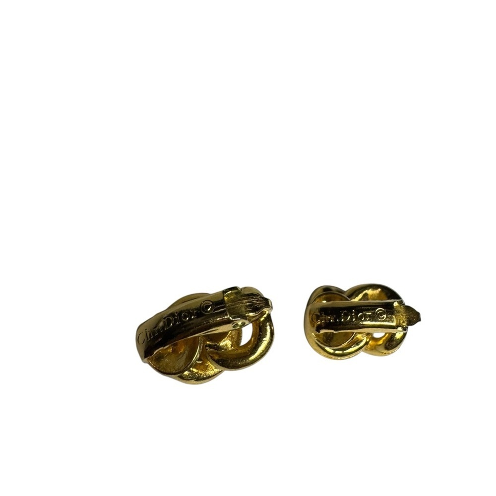 Dior Vintage Clip On Earrings ( missing one stone ) - Picture 5 of 5